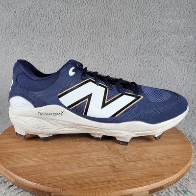 Size 13 Wide EE New Balance Fresh Foam 3000v7 Blue/White Baseball Cleats Shoes