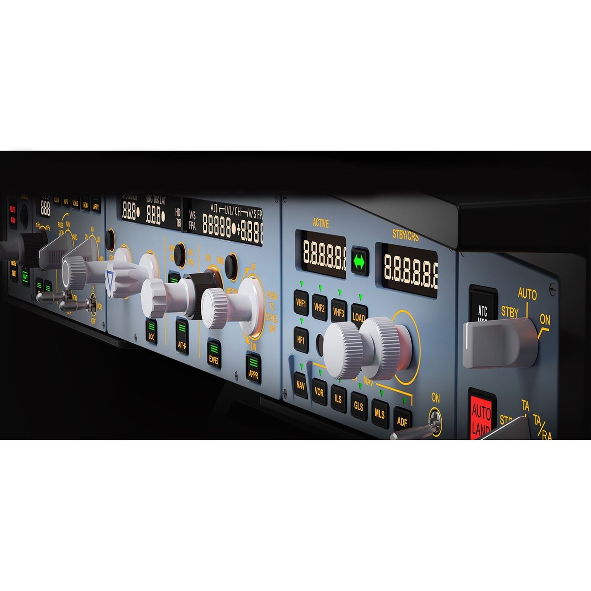 WINGFLEX A320 FCU CUBE+EFIS CUBE + RMP COMBO +Cube Stand for 