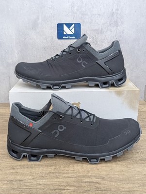 On Cloudventure Peak Herren UK12,5 Trail Laufschuhe Sneaker Schwarz/Rock Neu mit Karton  