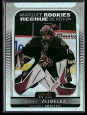 2021-22 O-Pee-Chee Platinum Karel Vejmelka Rainbow RC #281 Arizona Coyotes