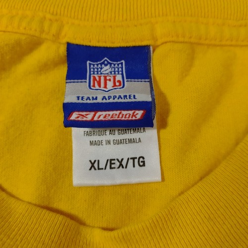 Vintage Washington Redskins Reebok NFL ON FIELD T Shirt Men's XL Yellow - Picture 7 of 7