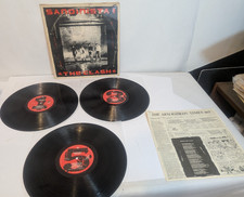 THE CLASH Sandinista US Epic 3x Vinyl LP Tested no Skips w Poster VGT Punk Rock
