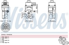 AGR Ventil ** FIRST FIT ** NISSENS 98365 Aluminium für MAZDA MX 3 NC BL DE3FS