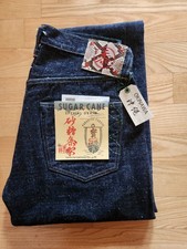 Restock Toyo Sugar Cane Sc40301 14Oz Ryukyu Indigo Blend Left Twill Denim W34