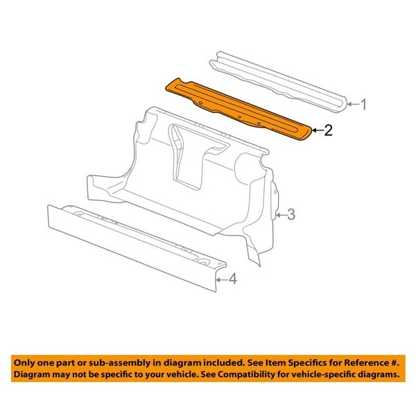 For Chevy Malibu Grand Am Front Bumper Brace Upper Tie Bar Radiator Support Foto 3 de 3
