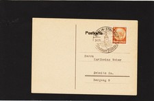 Ganzsache Deutsches Reich 1936 Postkarte mit Sonderstempel