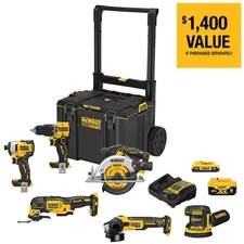 20-Volt MAX Toughsystem Lithium-Ion 6-Tool Cordless Combo Kit