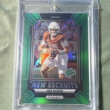 Panini 2025 Prizm Draft Picks Arch Manning New Recruits Green Prizm #22