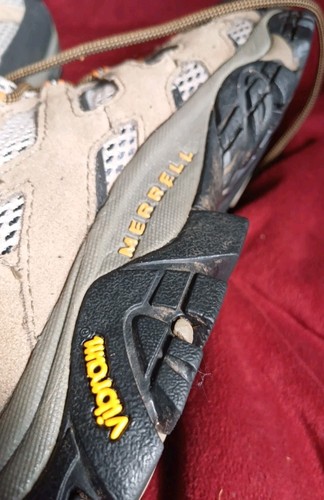 CHAUSSURES DE MARCHE HOMME MERRELL J86901 GORETEX NOYER UK TAILLE 8,5 SANS BOÎTE RANDONNÉE VIBRAM - Photo 20/21