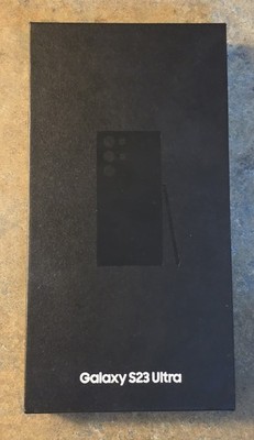 Samsung Galaxy S23 Ultra Phantom Black, AT&T - Box And Contents Only