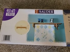 SAUDER Hanging Quilt Rack, Medium Oak finish,  In Box 9151-672  new in box