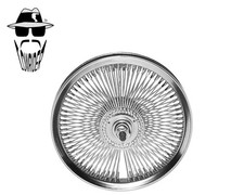 ORIGINAL LOWRIDER 12" Chrome Front Bicycle Wheel 144 Spoke Steel Rim 3/8 Axle.