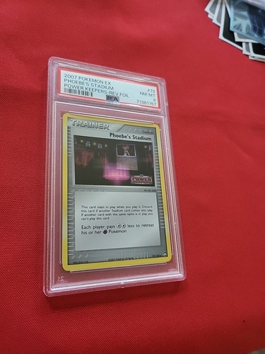 Pokemon: Phoebe's Stadium #79/108 Rev Holo Power Keepers STAMPED - PSA 8 - E14 - Picture 5 of 24