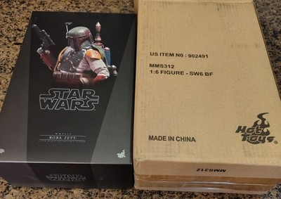1/6 Hot Toys MMS312 BOBA FETT Original BOXES ONLY w/ Trays (No Figure)