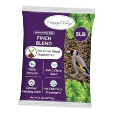 Finch Blend Bird Food - Mix of Sunflower Hearts/Kernels 5 Pound Pack of 1