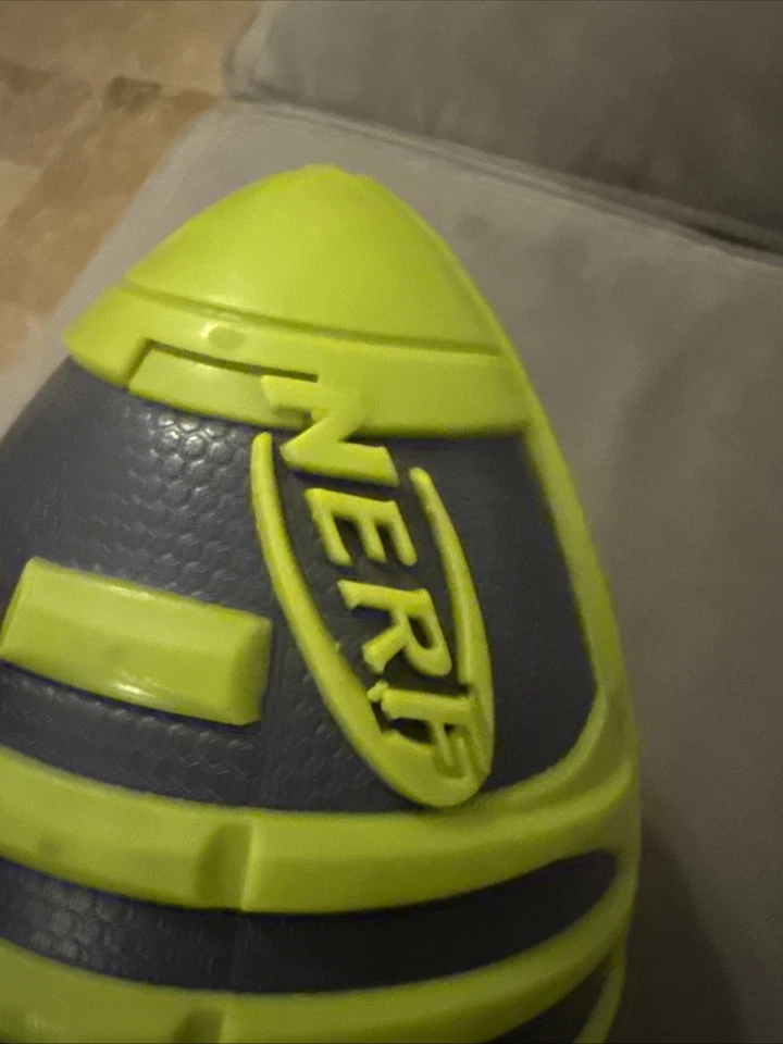 NERF Weather Blitz Football Green & Gray All Weather Sports Hasbro C-244C - Image 4 of 4