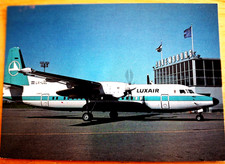 LUXAIR FOKKER F-50 Postcard
