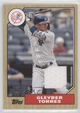 2022 Topps Series 1 1987 Topps Baseball Relics Gleyber Torres #87R-GT 4g8