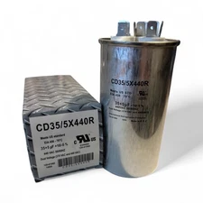 IRP 35 + 5 uf MFD 440 Volt Dual Run Round Capacitor 35/5 CD35/5X440R