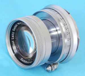 LEICA-M Summicron f=5cm 1:2 Leitz SOOIC-M 2/50mm Lens by LEITZ Wetzlar in 1954