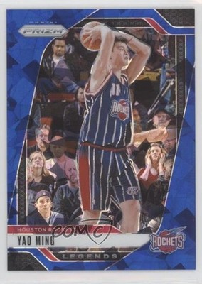 2024-25 Panini Prizm Legends Blue Ice Prizm 7/125 Yao Ming #284 HOF 0fo5