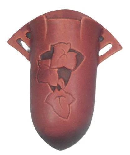 Vintage Roseville USA Art Pottery Silhouette Leaf Wall Pocket 766-8 MINT