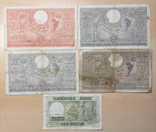 BELGIEN - 20 Scheine 1920 bis 1966 - TOP RRR
