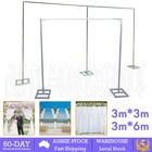 3*6/3M Wedding Party Stage Backdrop Stand Adjustable Portable Pipe Drape Frame