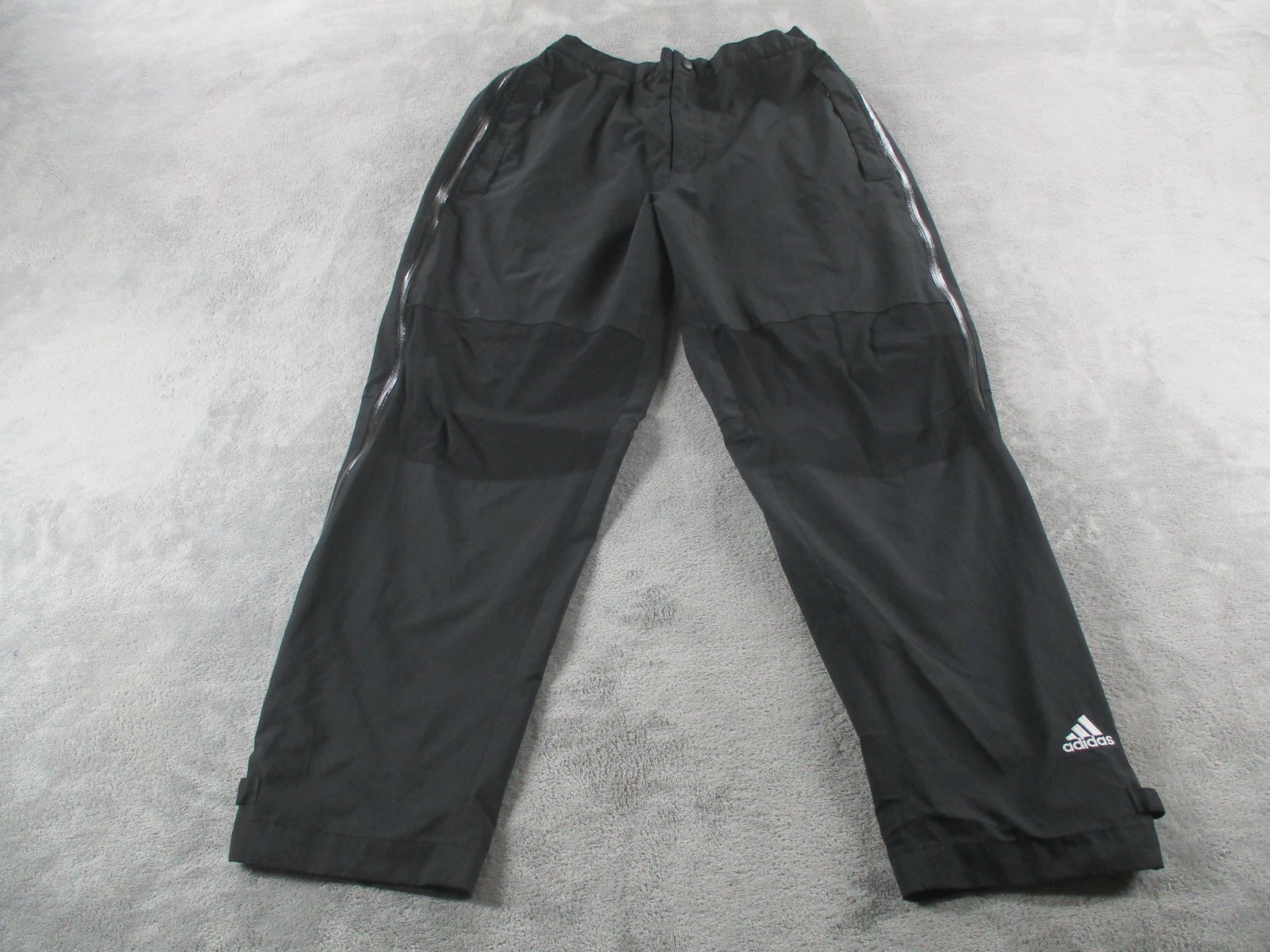 Adidas Rain Pants Mens 34x31 Black Climaproof Zip Ankle Water Resistant Outdoor
Opens in a new windo
