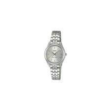 Casio Women  s White Dial Stainless Steel Bracelet Watch - Casio  LTP  1129A  7A