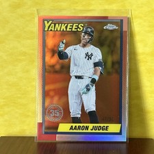 2025 Topps Chrome - 1990 Topps Baseball Aaron Judge #90CB-11 Gold Refractor /50