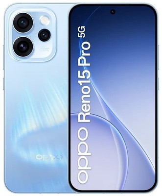 Cellulare Smartphone OPPO Reno 15 PRO 5G 6,32'' 12+512GB Aurora Blue Blau