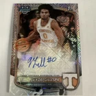 Jakobi Gillespie 2025-26 1ST Bowman Chrome Basketball Mojo AUTO RC Rookie
