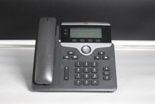 Lot of 5 Cisco CP-7821-3PCC / 3PW IP Office Phones w/ Handsets Stands