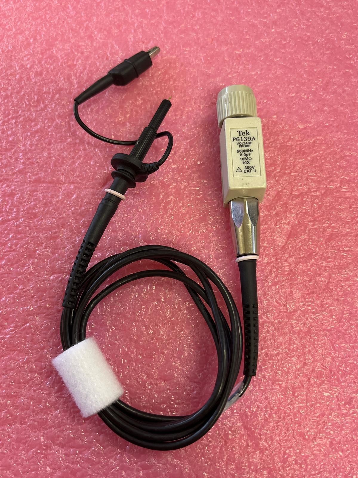 TEKTRONIX P6139A 500MHZ 10X PASSIVE VOLTAGE PROBE TEKPROBE BNC