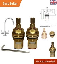 Franke Olympus Tap Replacement Pair: Durable Ceramic Cartridges with Allen Key