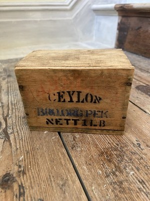 Vintage Ceylon Tee Holzkiste