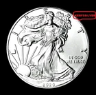 2020  AMERICAN SILVER EAGLE  1  OZ.  PURE FINE SILVER  BULLION COIN  999  BU-UNC