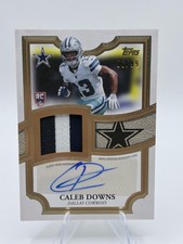 2026 Topps Flagship Caleb Downs Rookie Patch Auto RPA /99 Cowboys