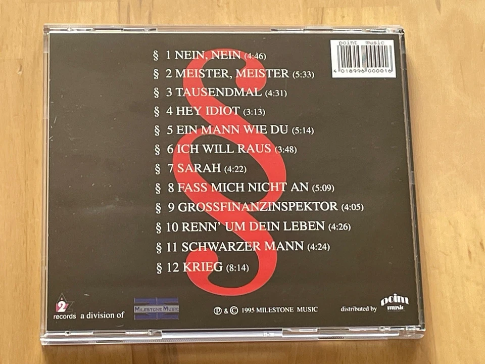 CD "STAMMHEIM - ICH WILL RAUS!" Rock, Heavy Metal, A2Z Records , 12 Tracks - Bild 2 von 3