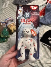 GLORY The Bear-1999 McDonalds Ty Beanie Baby with RARE ERRORS 1993, OAKBROOK