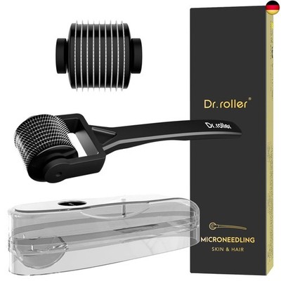  Derma Roller 1mm, Bartroller Bartwuchs, Microneedling Derma Roller für Haare  