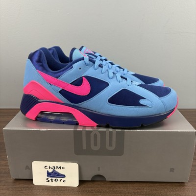 Nike Air Max 180  University Blue/Hyper Pink  HQ1706-401 Men's Size 11