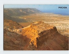 Postcard View Towards the Dead Sea Masada Israel