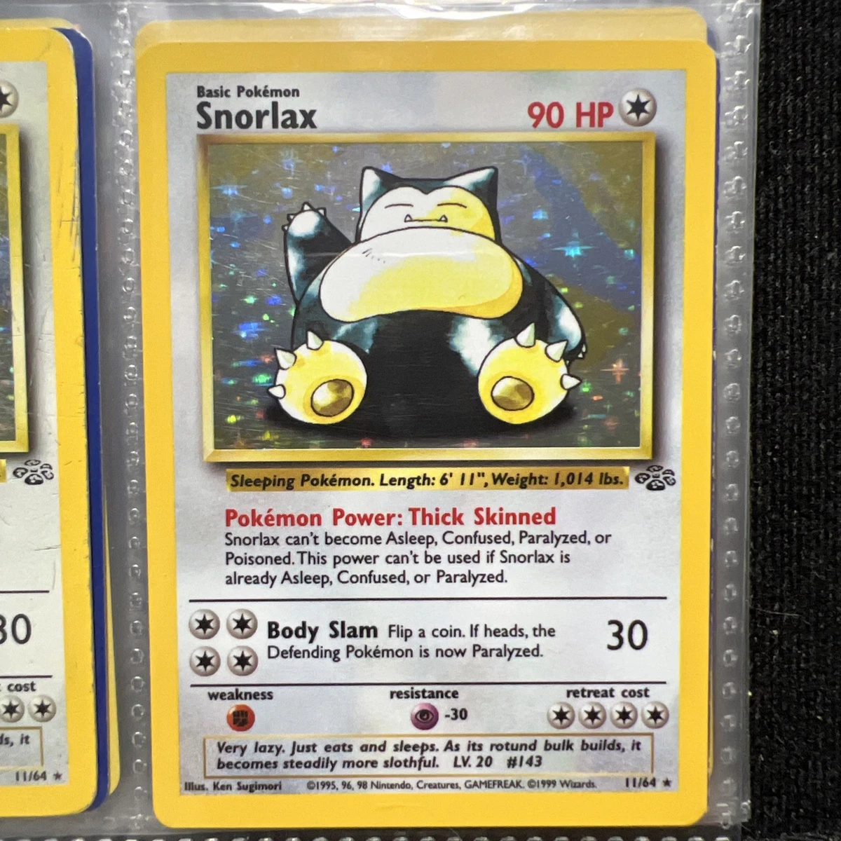 Snorlax 11/64 Jungle for sale | eBay