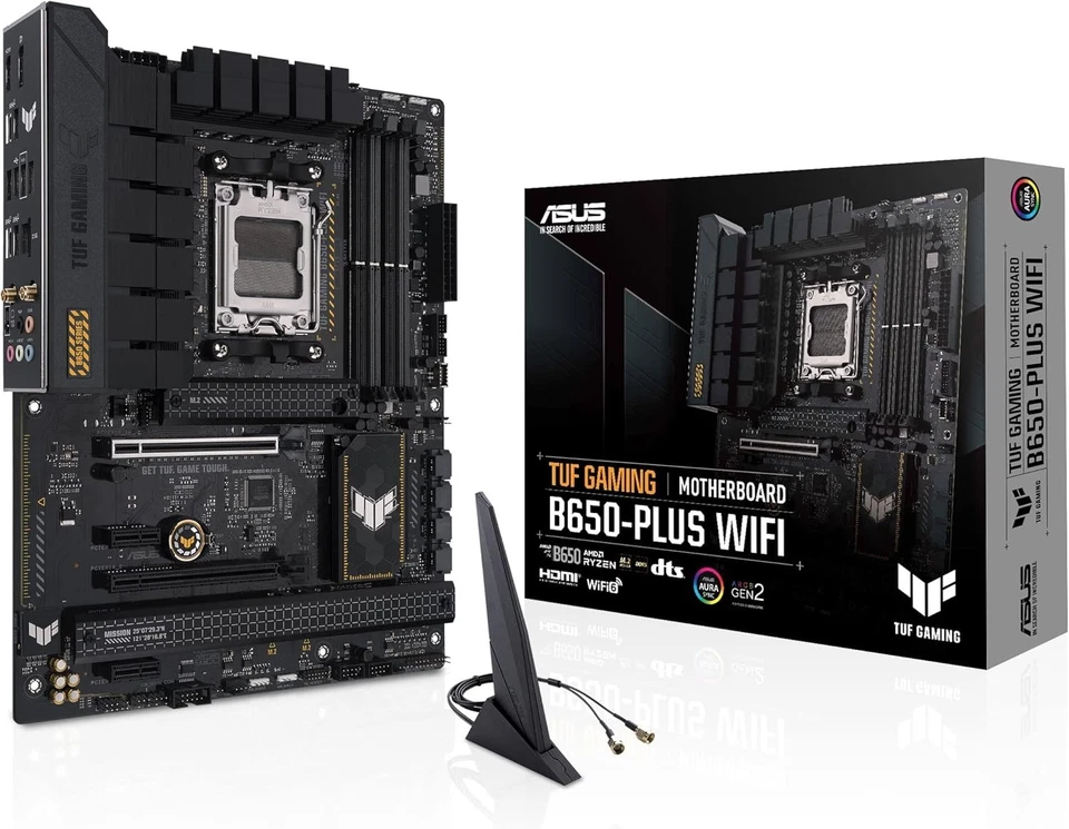 Aura Sync AMD B650 AM5 Desktop Motherboard - WiFi 6, 2.5GbE - Image 3 of 4