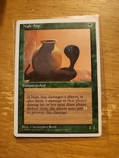 Nafs Asp - Fourth Edition 4th - MTG Magic - Common - Green Creature 