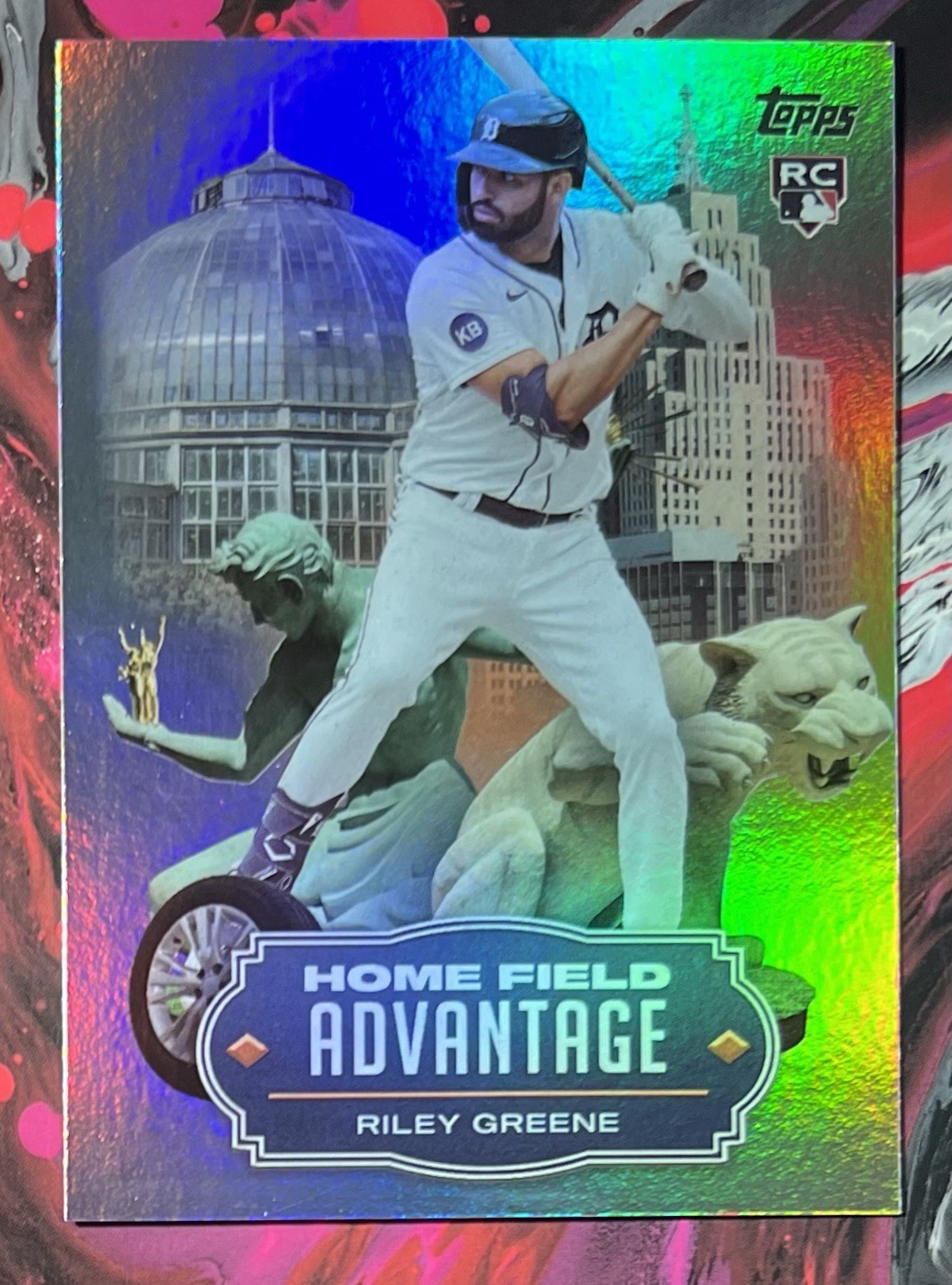 2023 Topps Series 2 Riley Greene Home Field Advantage SSP Rookie RC Tigers