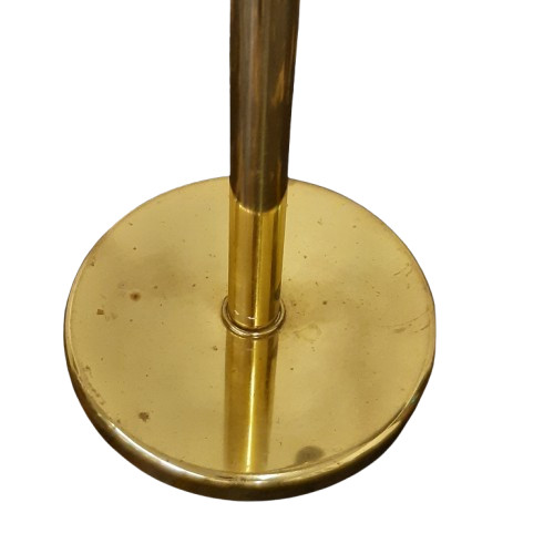 Vintage Mid Century Brass Swing Arm Desk Lamp Pharmacy Task Light Adjustable image 7