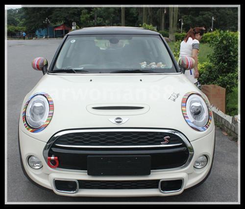 Headlight Trim Surround For MINI Cooper/S/ONE/JCW F55 F56 F57 Candy Color - Picture 6 of 23